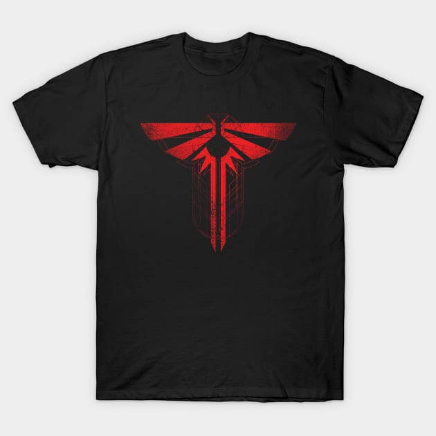 The Last of Us - Firefly Symbol Red T-Shirt by BadBox